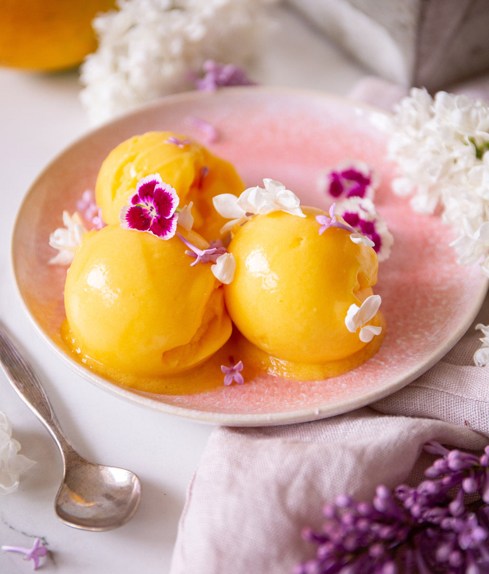 Mango sorbet